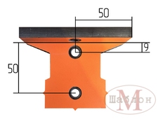 Мебельный Т-образный кондуктор для сверления 5 и 8мм отверстий в 18мм плите